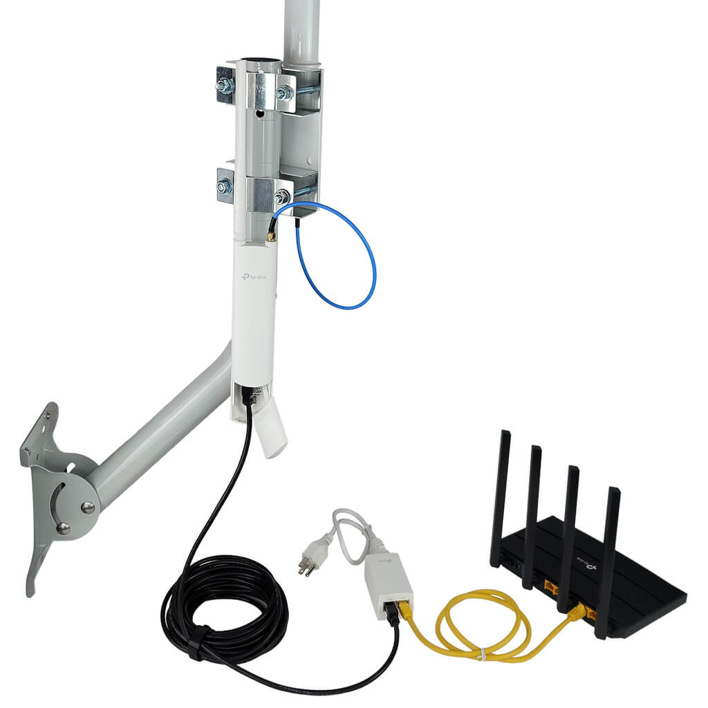 PiFi Outdoor WiFi Extender Solution — Preconfigured for Indoor-to-Outdoor Coverage