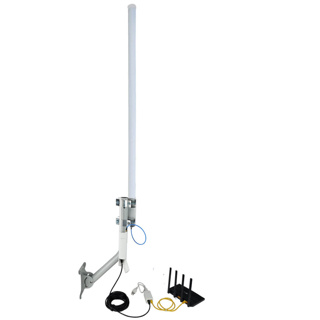 PiFi Outdoor WiFi Extender Solution — Preconfigured for Indoor-to-Outdoor Coverage