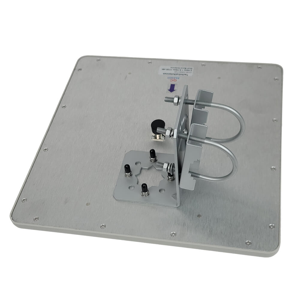 Mounting bracket assembled on the back of the Wifi Panel Antenna