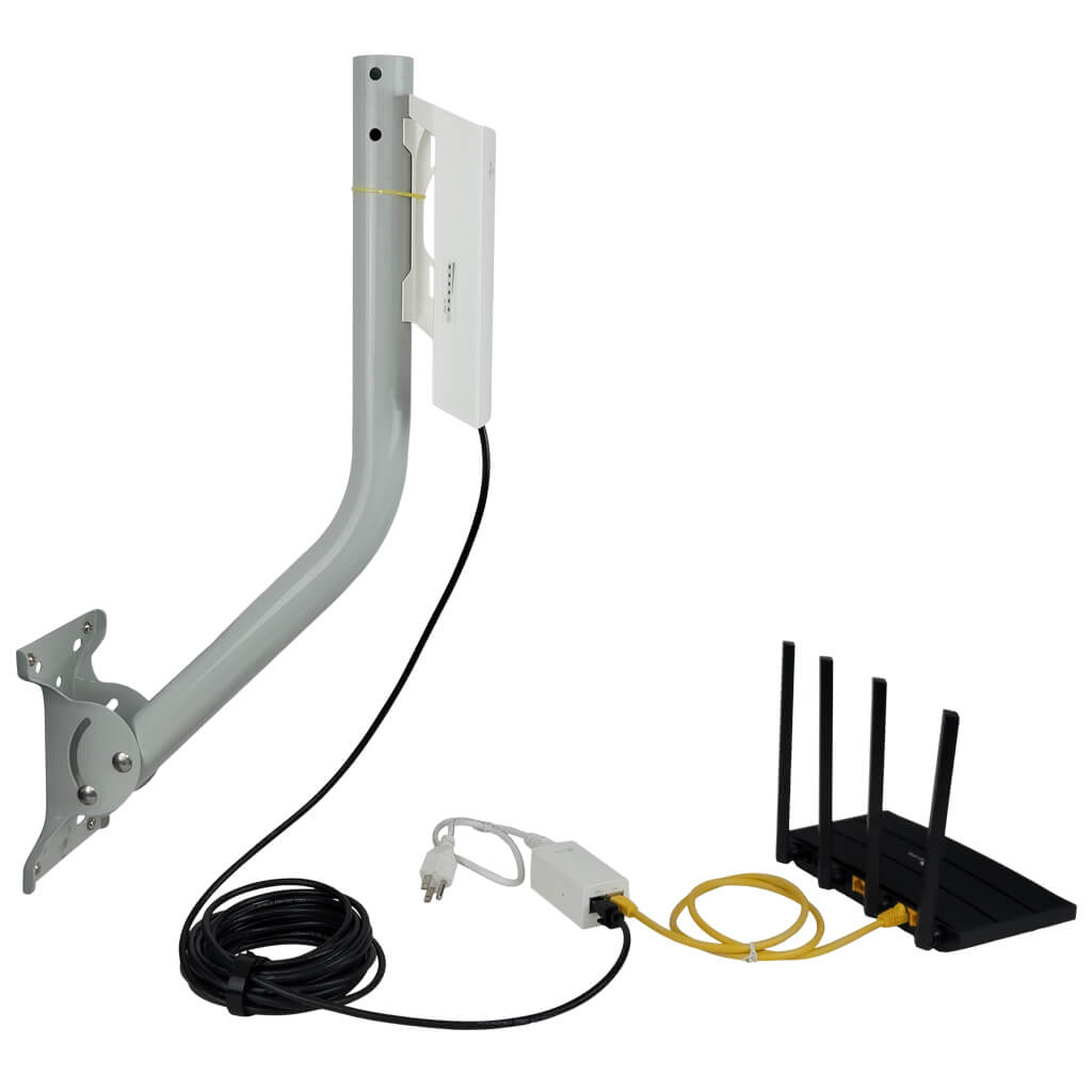 PiFi Wifi Bridge System Shown Installed and Connected