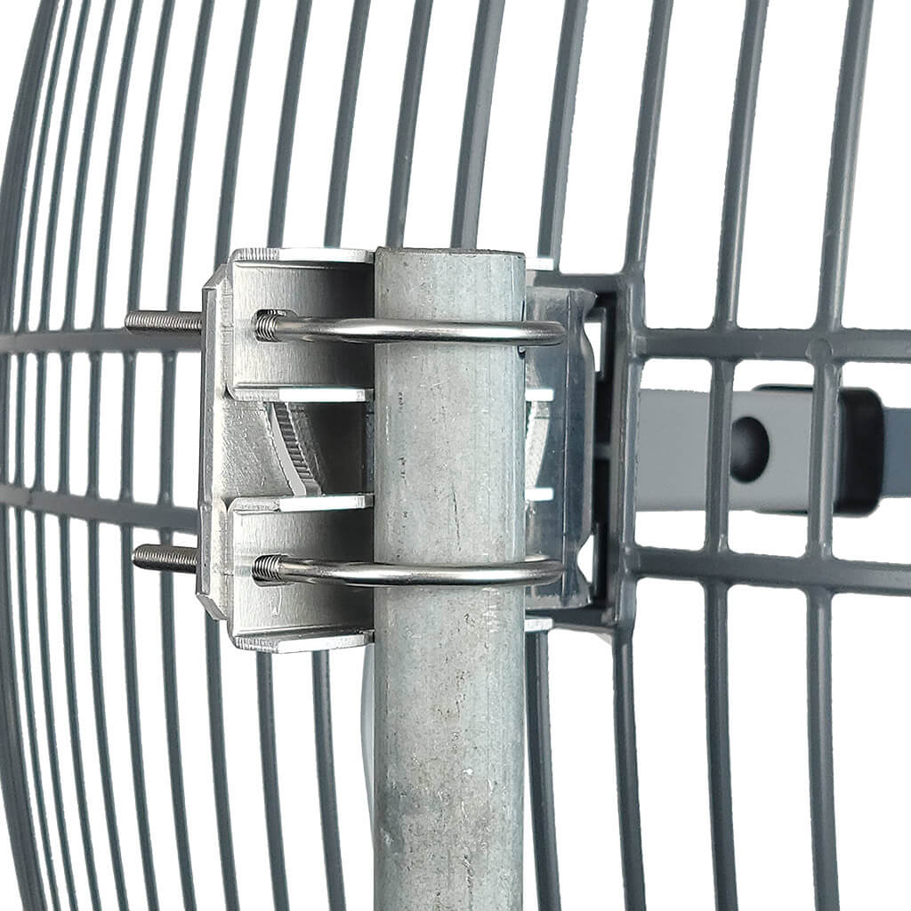 Antenna mounted to pole