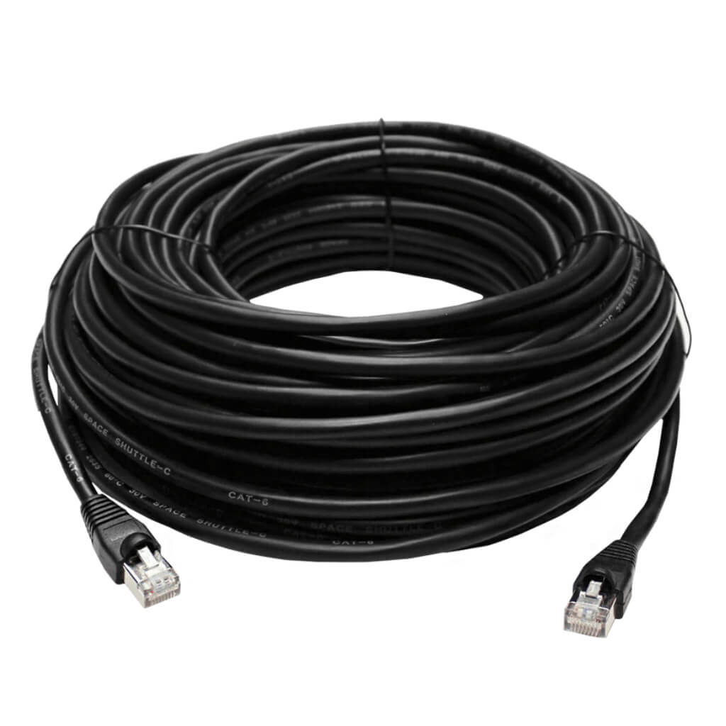 100 FT Black CAT 6 Ethernet Cable