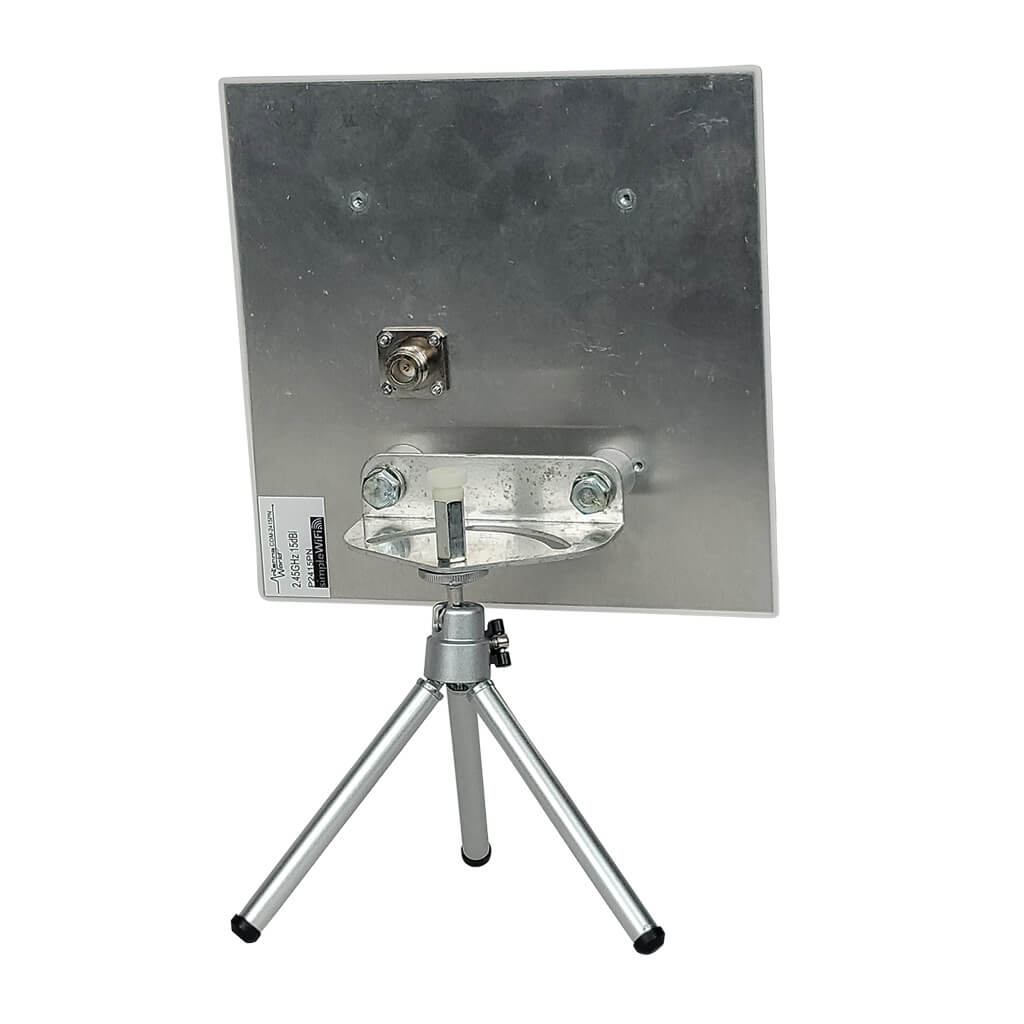 Back of Wifi Panel Mounted on Tripod for Indoor Use