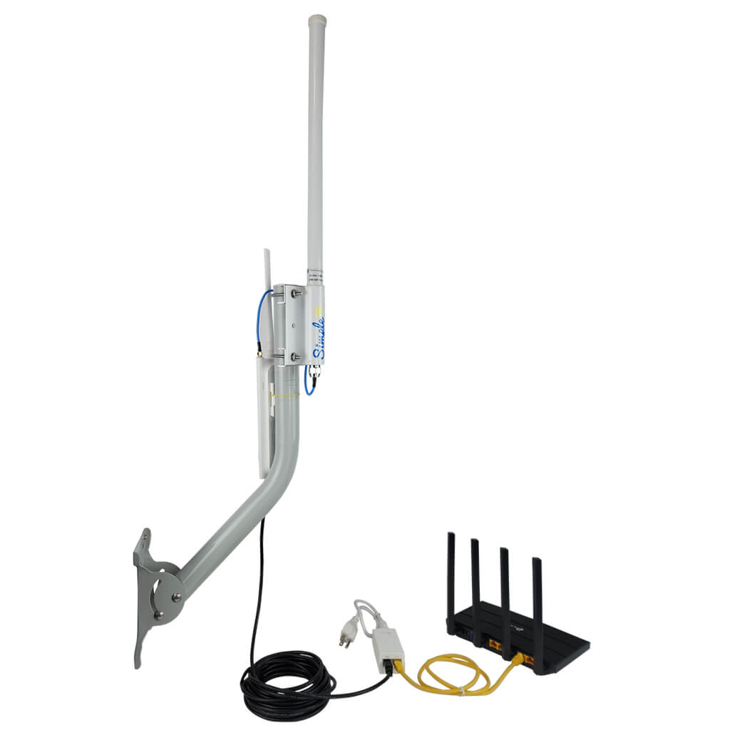 PiFi Outdoor WiFi Extender Solution Preconfigured to Broadcast Signal ...