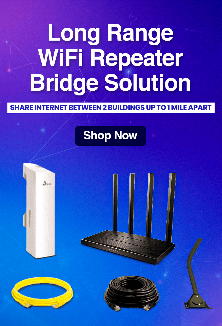 Long Range WiFi Repeater System