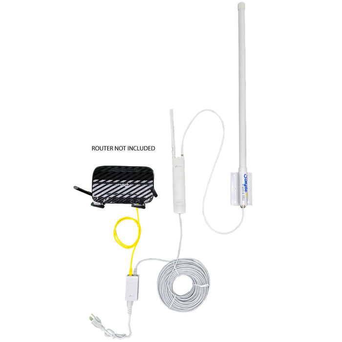 Kit para recibir wifi de exterior : Antena wifi para exterior, Zuriaga  Electrónica